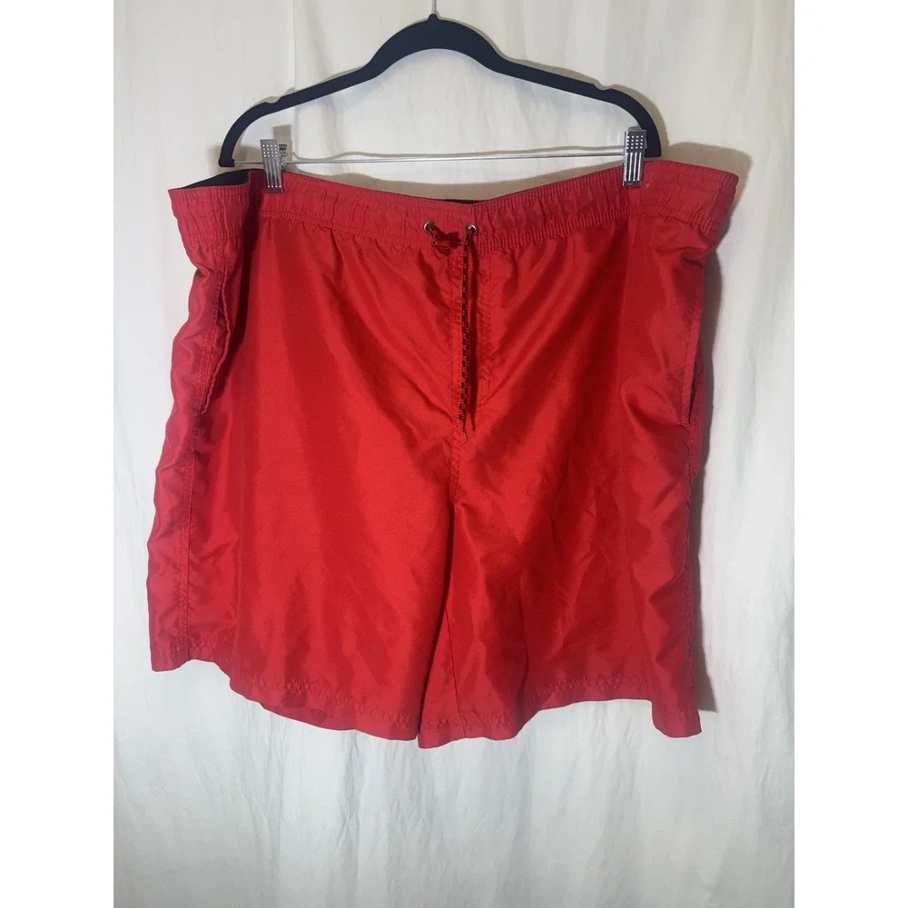 Ocean‎ Pacific Swim Trunks Mens Extra Large Red Board Shorts Bathing Suit W35